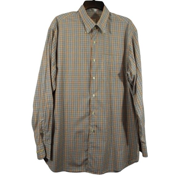 Peter Millar Men’s 100% Cotton Long Sleeve Button Down Shirt  - Size Large - Picture 5 of 14